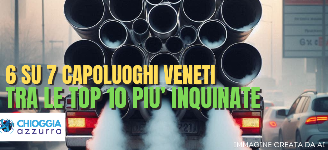 SEI SU SETTE CAPOLUOGHI VENETI NELLA LISTA DELLE TOP 10 PIU’ INQUINATE D’ITALIA