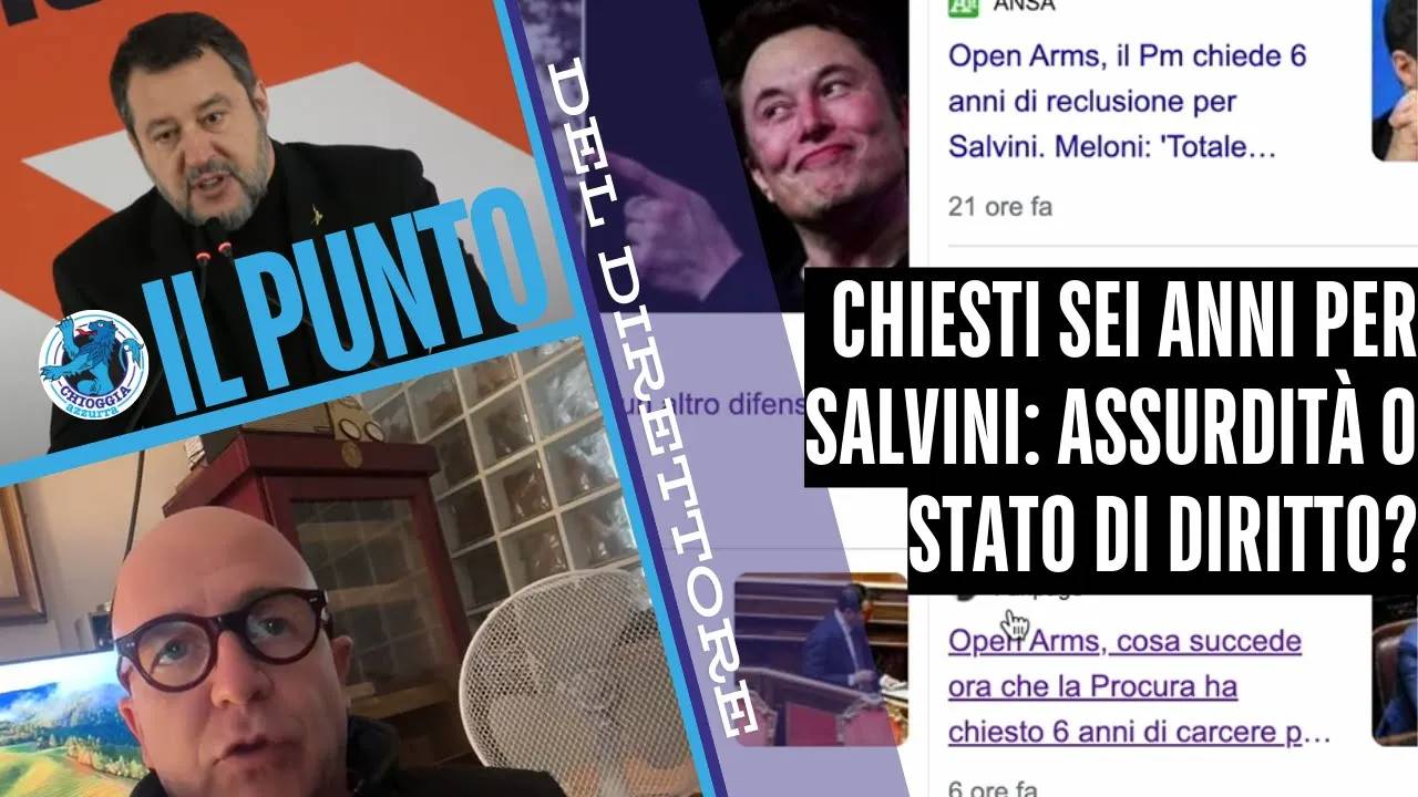 MATTEO TORNIELLI: CHIESTI SEI ANNI DI GALERA PER SALVINI: ASSURDITÀ O STATO DI DIRITTO?