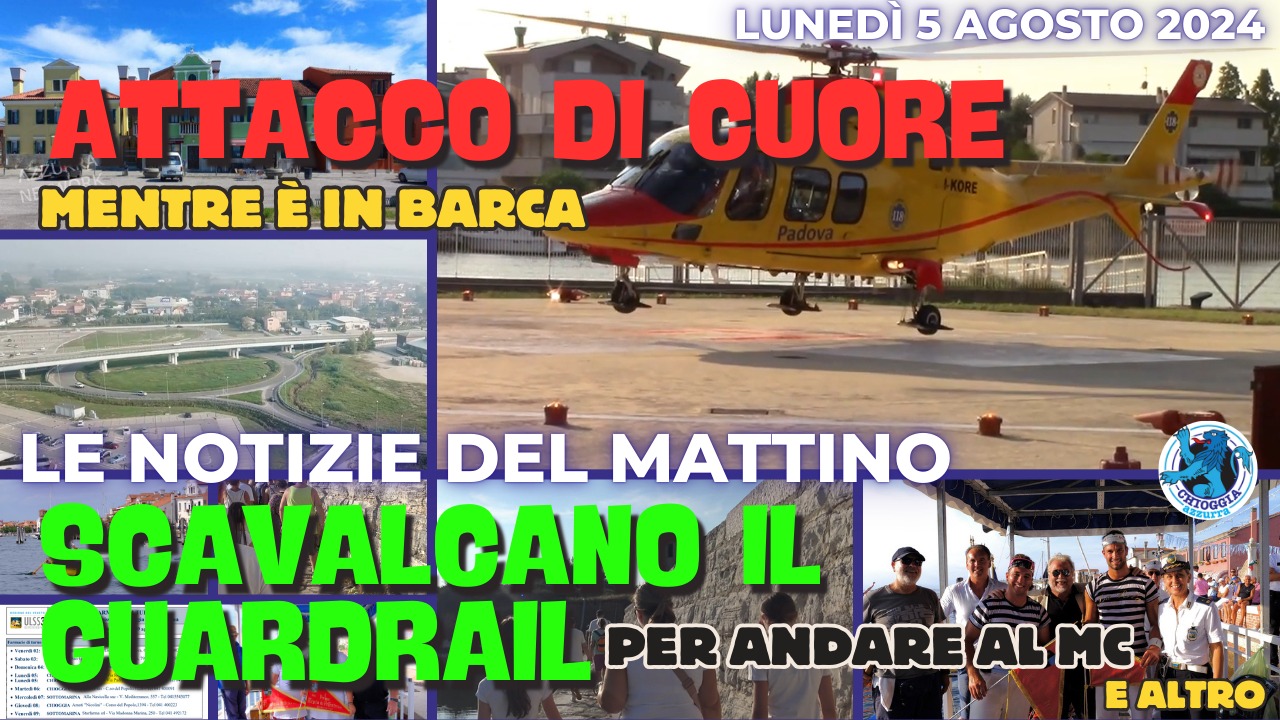 COSA C'E' DI NUOVO, Le notizie di oggi, lunedi 5 agosto 2024