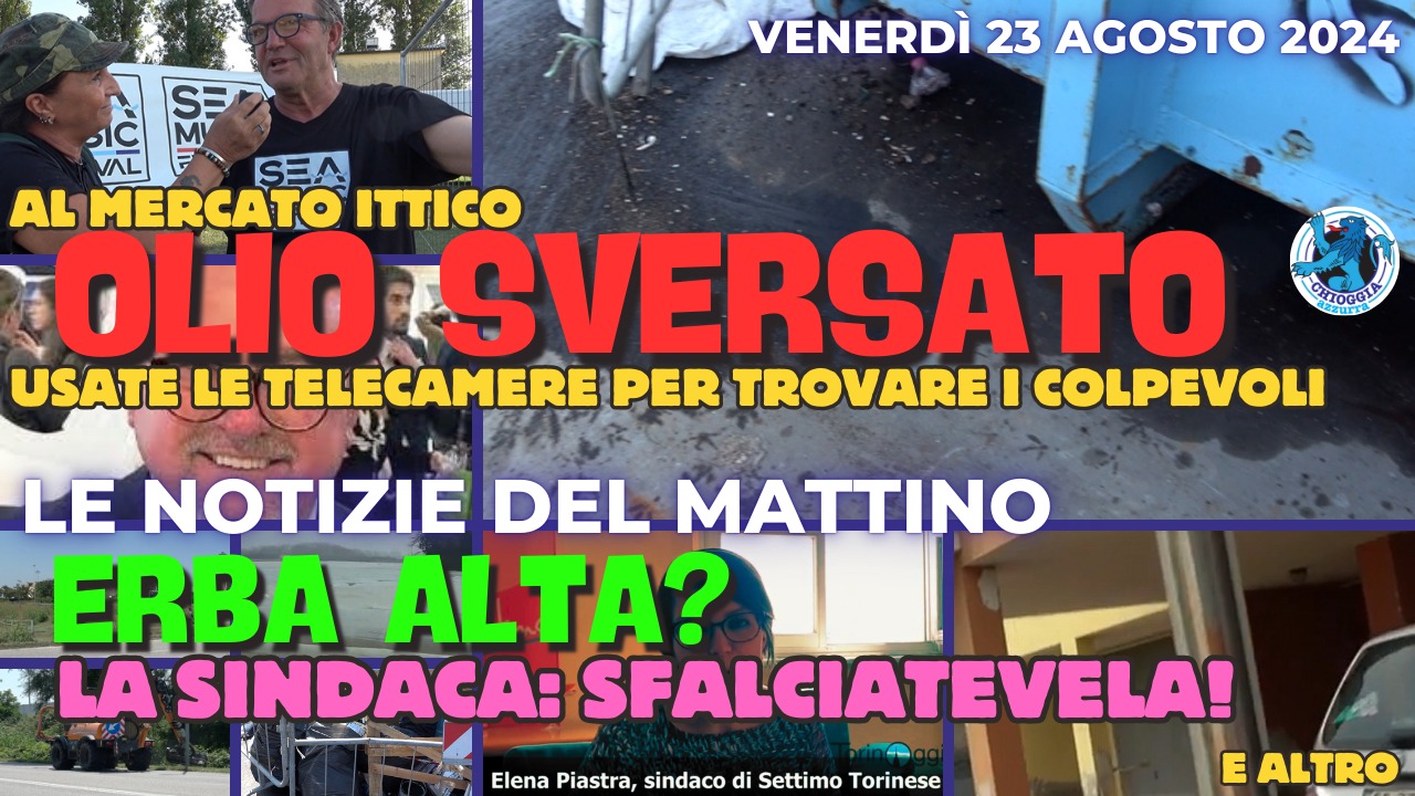 COSA C'E' DI NUOVO - Le notizie di oggi, sabato 24 agosto 2024