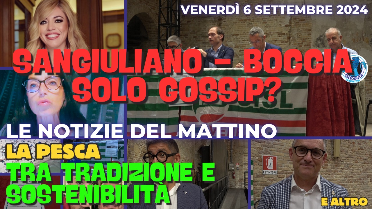 COSA C'E' DI NUOVO, Le notizie di oggi, venerdi 6 settembre 2024