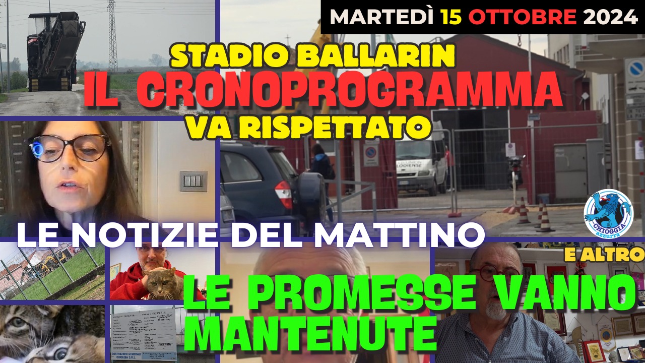 COSA C'E' DI NUOVO, Le notizie di oggi, 15 ottobre 2024, martedi