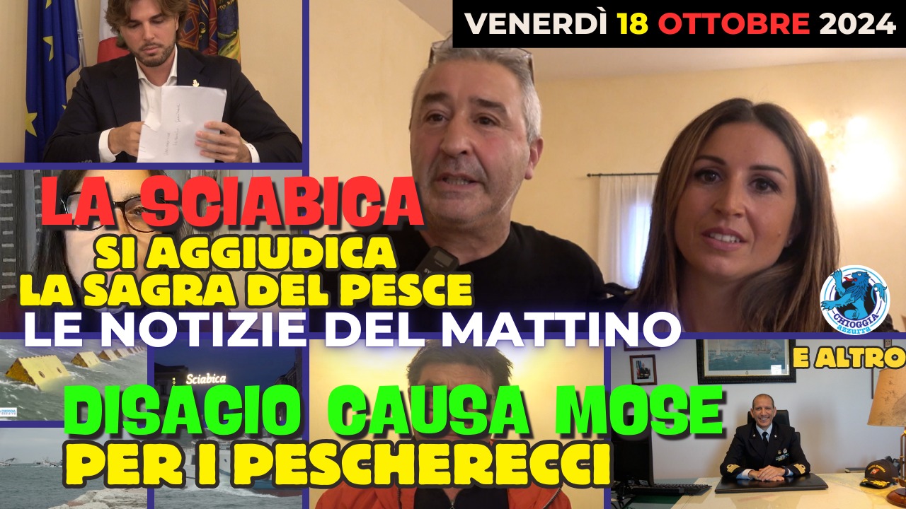 COSA C'È DI NUOVO, Le notizie di oggi, venerdi 18 ottobre 2024