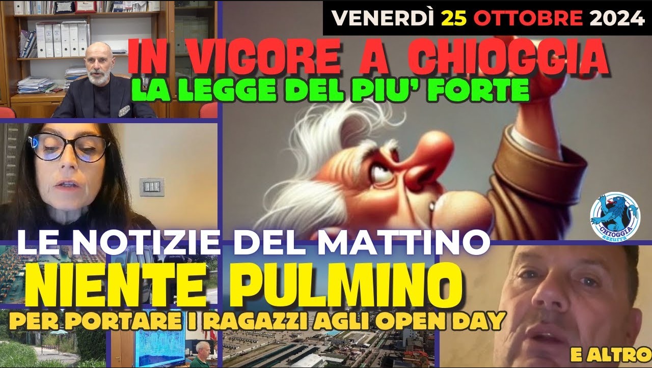 COSA C'E' DI NUOVO, Le notizie di oggi, venerdi 25 ottobre 2024