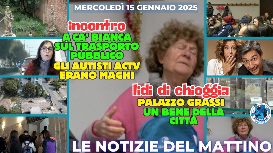 COSA C'E' DI NUOVO - Le notizie di oggi, mercoledi 15 gennaio 2025