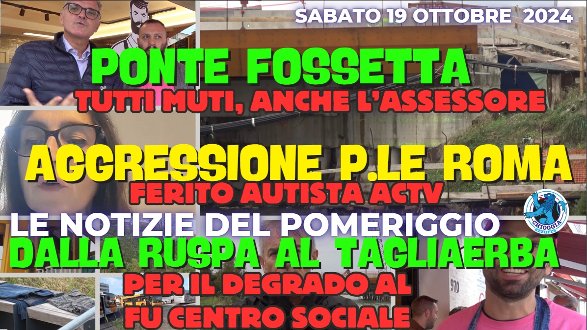 TG AZZURRA, Le notizie di oggi, sabato 19 ottobre 2024