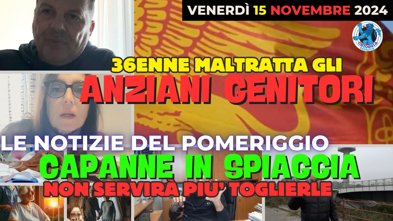 TG AZZURRA, le notizie di oggi, venerdì 15 novembre 2024